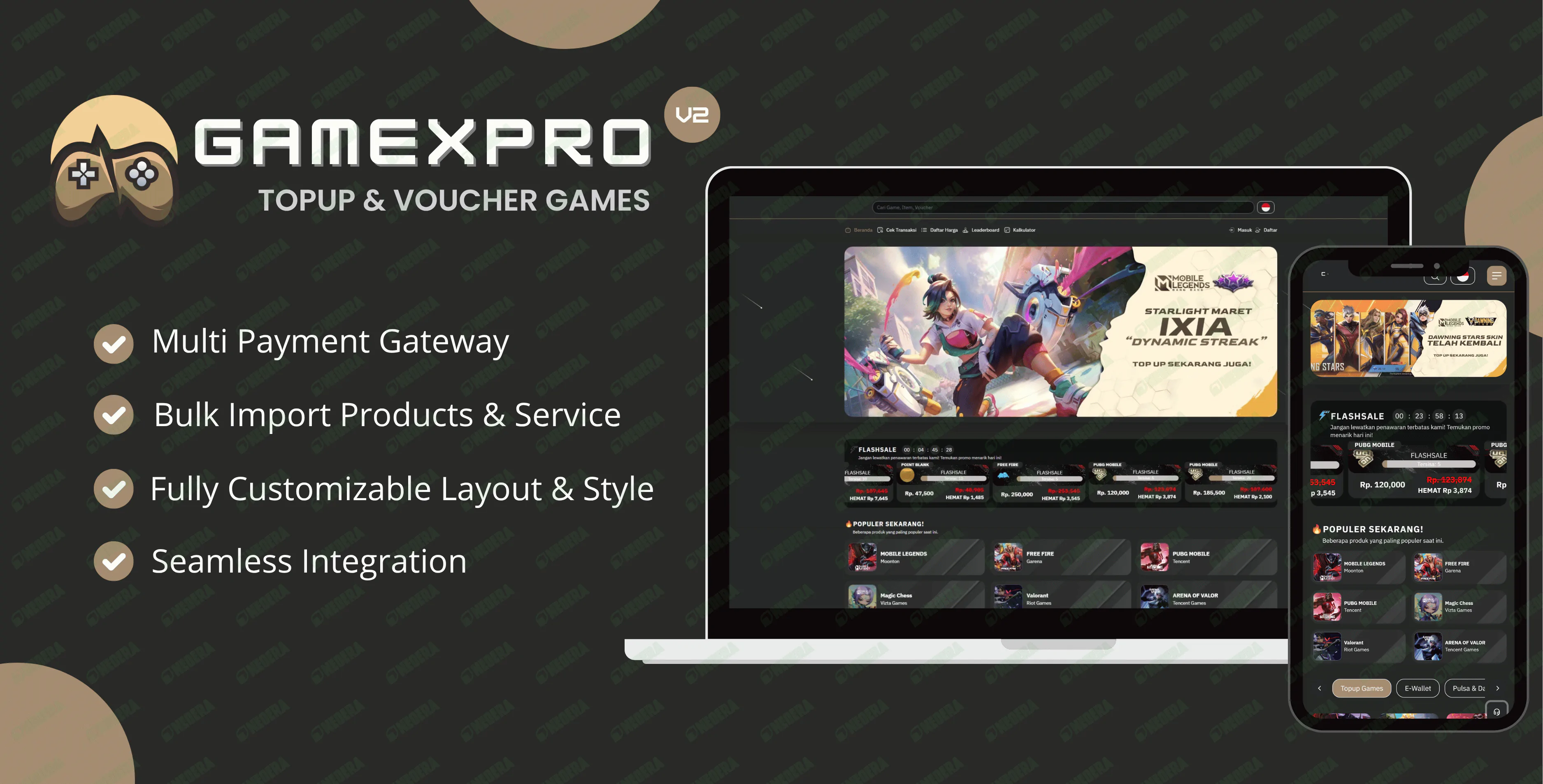 Top Up Games & Voucher V2 Website Script