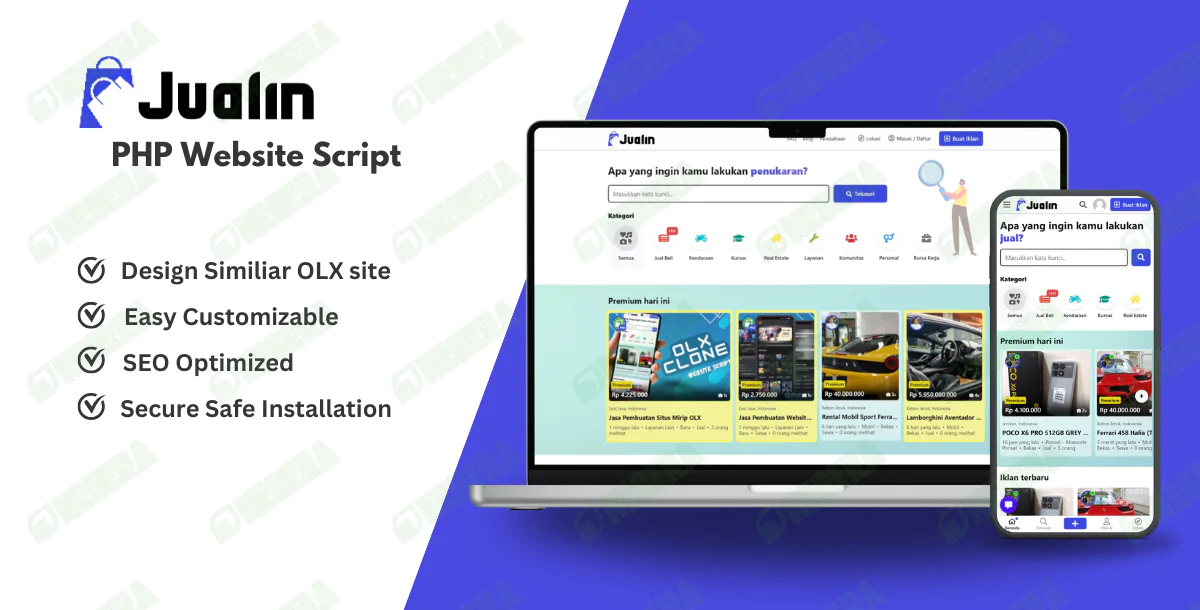 OLX Clone - Website Script